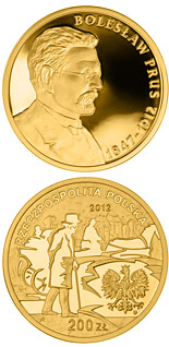 200 zloty coin Bolesław Prus | Poland 2012