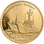 2 zloty coin Lublin Class Minelayer-landing Ship | Poland 2013