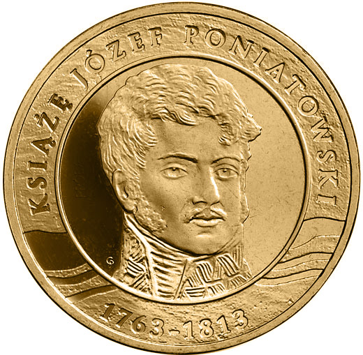 Image of 2 zloty coin - 200th Anniversary of the Death of Prince Józef Poniatowski | Poland 2013.  The Nordic gold (CuZnAl) coin is of UNC quality.