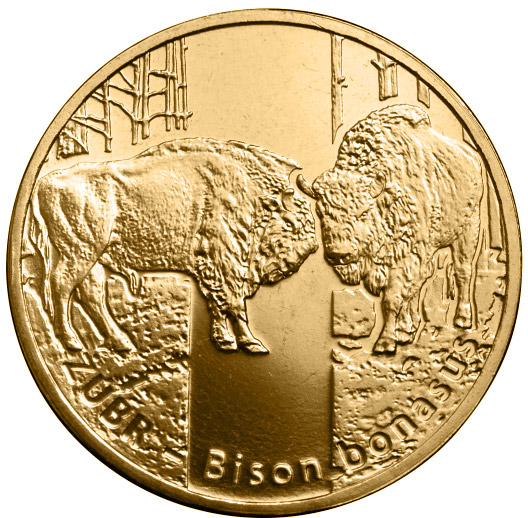 Image of 2 zloty coin - Wisent (Bison bonasus) | Poland 2013