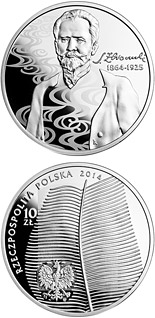 10 zloty coin 150th anniversary of the birth of Stefan Żeromski  | Poland 2014