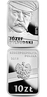 10 zloty coin 100th Anniversary of Regaining Independence by Poland – Józef Piłsudski | Poland 2015