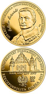 200 zloty coin 100th Anniversary of the University of Poznań | Poland 2019