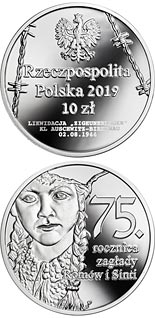 10 zloty coin 75th Anniversary of the Romani and Sinti Genocide | Poland 2019
