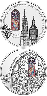 50 zloty coin 700th Anniversary of the Consecration of St. Mary’s Basilica in Kraków | Poland 2020