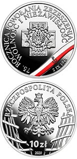 10 zloty coin 75th Anniversary of the Freedom and Independence Association | Poland 2020