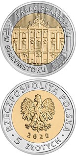 5 zloty coin The Branicki Palace in Białystok  | Poland 2020