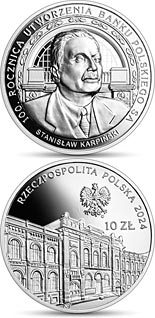 10 zloty coin 100th Anniversary of the Establishment of Bank Polski SA | Poland 2024