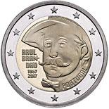 2 euro coin 150 Years of Raul Brandão | Portugal 2017