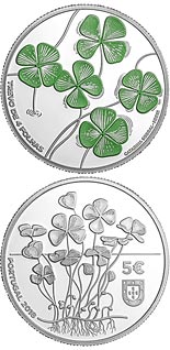 5 euro coin The Four Leaf Clover | Portugal 2018