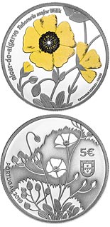 5 euro coin Endangered Flora Species — Tuberaria Major | Portugal 2019