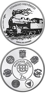 7.5 euro coin Ibero-American series - Historic Trains | Portugal 2020
