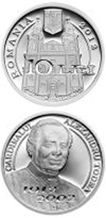 Image of 10 leu coin - The centennial anniversary of Cardinal Alexandru Todea’s birth | Romania 2012