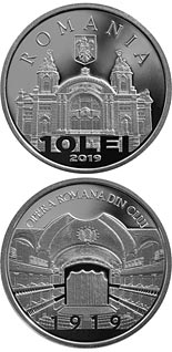 10 leu coin 100 years since the establishment of the Romanian Opera in Cluj | Romania 2020