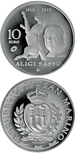 10  coin 100th Anniversary of the birth of Aligi Sassu | San Marino 2012
