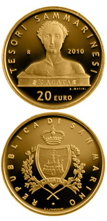 20 euro coin Treasures of San Marino  | San Marino 2010
