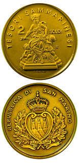 2 scudi coin Treasures of San Marino  | San Marino 2009