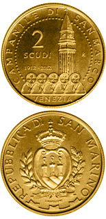 2 scudi coin The 100th Anniversary of the New Tower of Basilica of Saint Mark | San Marino 2012