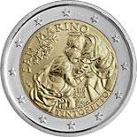 2 euro coin 500th Anniversary of the Birth of Tintoretto | San Marino 2018