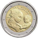 2 euro coin 550th Anniversary of the Death of Filippo Lippi | San Marino 2019