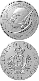 10 euro coin 93rd National Alpini Assembly Rimini | San Marino 2020