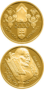 5000 crowns coin Mojmir II, the Great Moravian Ruler | Slovakia 2006