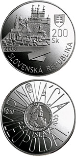 200 crowns coin The Bratislava Coronations - 350th Anniversary of the Coronation of Leopold I | Slovakia 2005