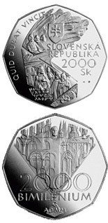 2000 crowns coin The Jubilee Year 2000 - Bimillennium | Slovakia 2000