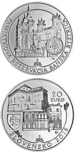 20 euro coin Historical Preservation Area of Banská Bystrica | Slovakia 2016