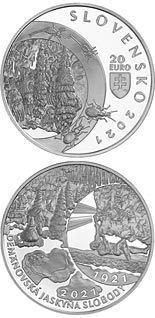20 euro coin 100th Anniversary of the Discovery of Demänovská Cave of Liberty | Slovakia 2021