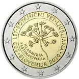 2 euro coin 200th anniversary of the Botanical Garden in Ljubljana  | Slovenia 2010