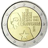 2 euro coin 100th anniversary of the birth of Franc Rozman | Slovenia 2011
