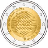2 euro coin World Bee Day | Slovenia 2018