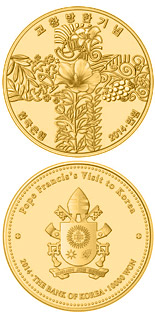 10000 won coin The Pope’s Visit to Korea | South Korea 2014