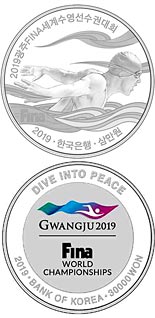 30000 won coin The 18th FINA World Championships Gwangju
2019 | South Korea 2019