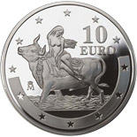 10 euro coin First anniversary of the euro | Spain 2003