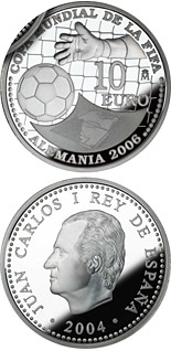 10 euro coin FIFA World Cup Germany 2006 – Issue 2004 | Spain 2004