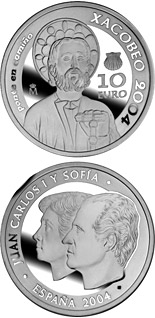 10 euro coin Holy Year Xacobeo 2004 | Spain 2004