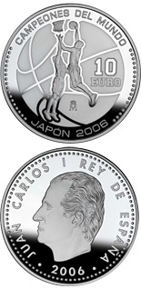 10 euro coin World Basketball Champions - Japan 2006 | Spain 2006