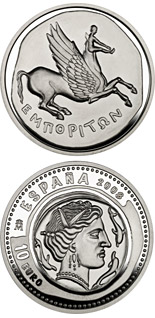 10 euro coin 1st Series Numismatic Treasures - Hispano-Greek drachma | Spain 2008