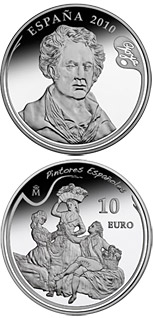 10 euro coin 3rd Series Spanish Painters – Goya - The Grape Harvest or Autumn | Spain 2010