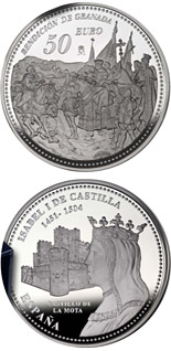 50 euro coin 5th Centenary of Isabella I of Castile | Spain 2004