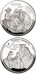 50 euro coin Spanish Painters Series - Velázquez | Spain 2008