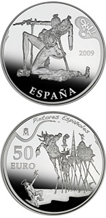 50 euro coin 2nd Series Spanish Painters - Dalí | Spain 2009