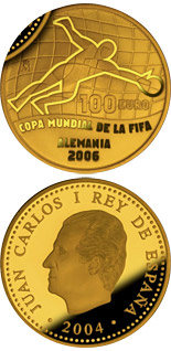 100 euro coin FIFA World Cup Germany 2006 – Issue 2004 | Spain 2004