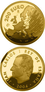 200 euro coin The Europa Program - Enlargement of the European Union | Spain 2004