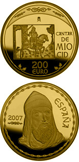 200 euro coin The Song of My Cid | Spain 2007
