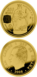 200 euro coin Europa Program-Alphonse X the Wise | Spain 2008