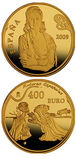 400 euro coin 2nd Series Spanish Painters - Dalí | Spain 2009
