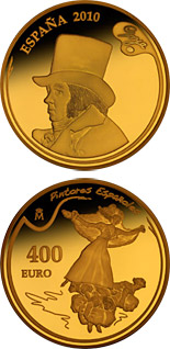 400 euro coin 3rd Series Spanish Painters - Goya | Spain 2010
